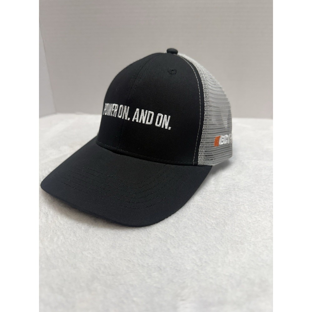 ECHO Outdoor Power Equipment Adjustable Grey Black Trucker Hat Cap NWOT
